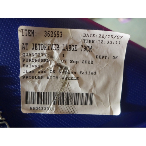 3335 - At Jetdriver Large 79Cm  4 wheel spinner hardside Case (278-430)  * This lot is subject to vat