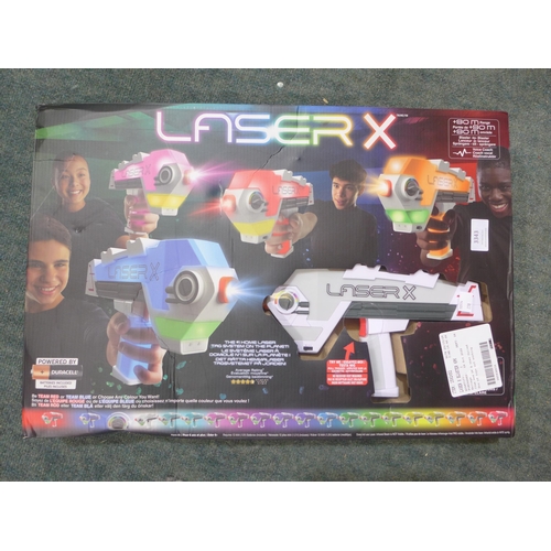 3343 - Laser X Blaster 4Pk      (278-468)  * This lot is subject to vat
