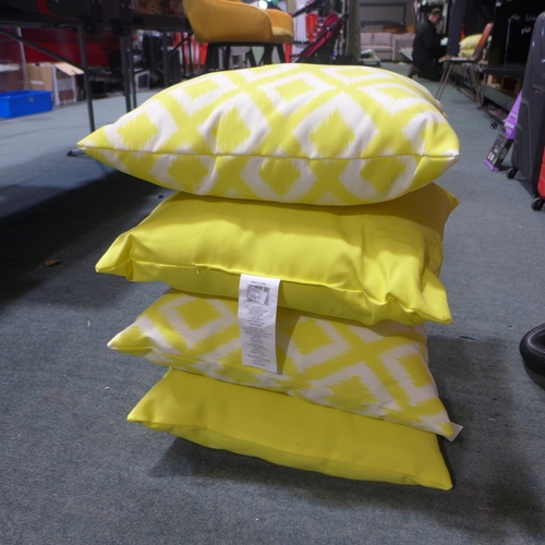 3355 - 4 Indoor/ Outdoor Cushions 50 x 50 cm (278-465)  * This lot is subject to vat