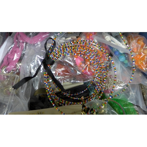 2186 - Large qty. of unused costume jewellery