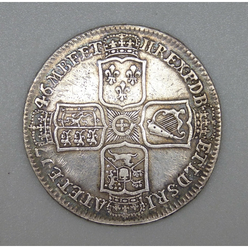 958 - A George II 1746 half crown