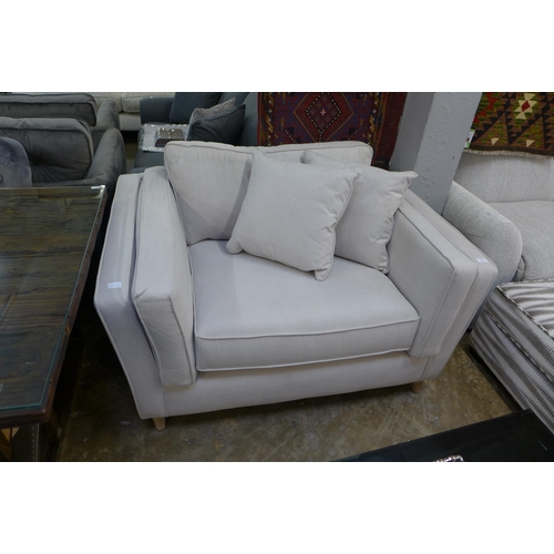 1441 - A Barker & Stonehouse off white upholstered love seat