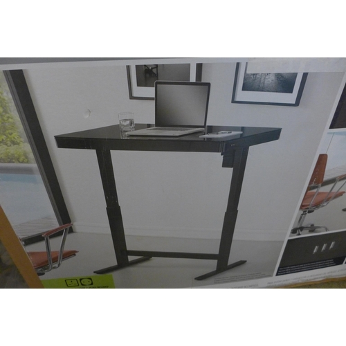 1562 - Tech Adjustable Desk powered -black, Original RRP - £266.66 + VAT (4156 - 18) *This lot is subject t... 