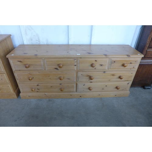 171 - A pine chest of drawers