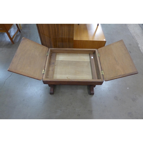 18 - A Danish teak lady's sewing table