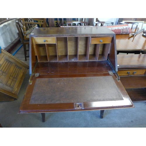 200 - An inlaid mahogany bureau