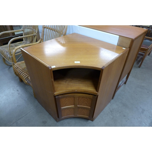 48 - A Nathan teak corner cabinet