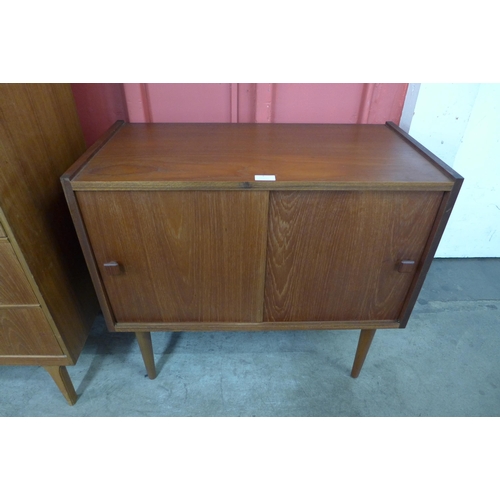 7 - A Danish teak two door cabinet