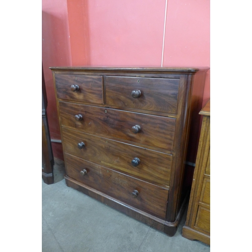 70 - A Victorian mahogany chest of drawers