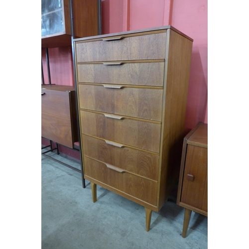 8 - An Austin Suite teak chest of drawers