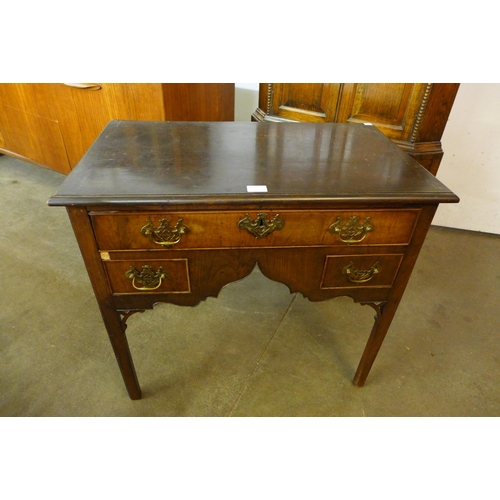 80A - A George III mahogany lowboy