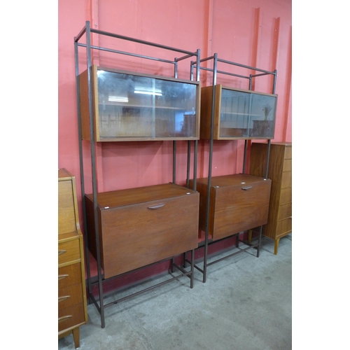 9 - A pair of teak room dividers