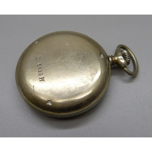 1009 - An Arsa German military pocket watch - D5438H case back