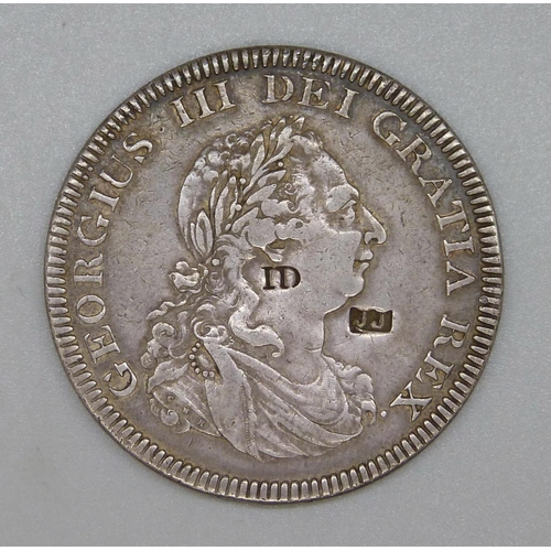 1012 - A George III 1804 five shillings coin