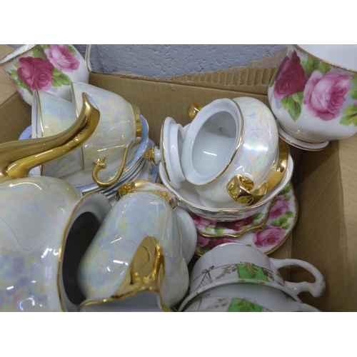 1064 - A Czech tea set, Royal Albert and other tea wares **PLEASE NOTE THIS LOT IS NOT ELIGIBLE FOR POSTING... 