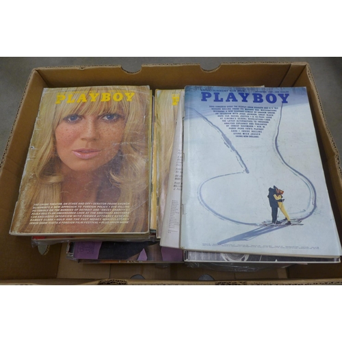 1079 - A quantity of vintage Playboy magazines (approximately 50) **PLEASE NOTE THIS LOT IS NOT ELIGIBLE FO... 