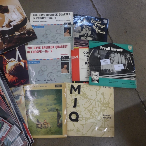 1090 - Jazz EPs and magazines **PLEASE NOTE THIS LOT IS NOT ELIGIBLE FOR POSTING AND PACKING**