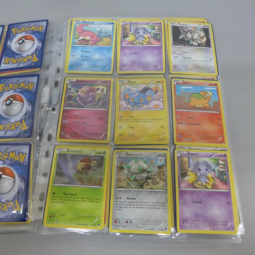 631 - 327 Pokemon cards from four sets, 2013 - 2021, 59x Sun and Moon 2019, 102x XY Breakpoint 2016, 70x L... 