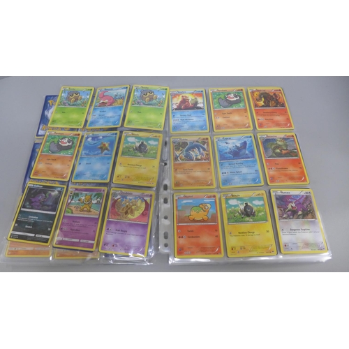 631 - 327 Pokemon cards from four sets, 2013 - 2021, 59x Sun and Moon 2019, 102x XY Breakpoint 2016, 70x L... 