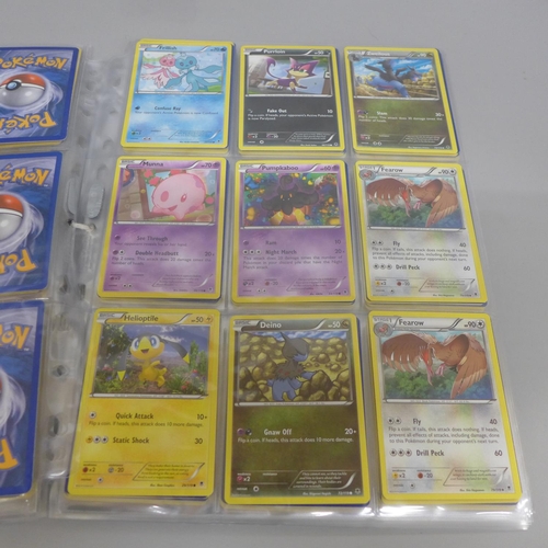 632 - 252 Pokemom cards from four sets, 2006-2014, 36x Ex Legend maker 2006, 84x Ex Powerkeepers 2007, 62x... 