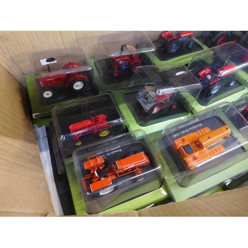 668 - Thirty Hachette Tractors model vehicles