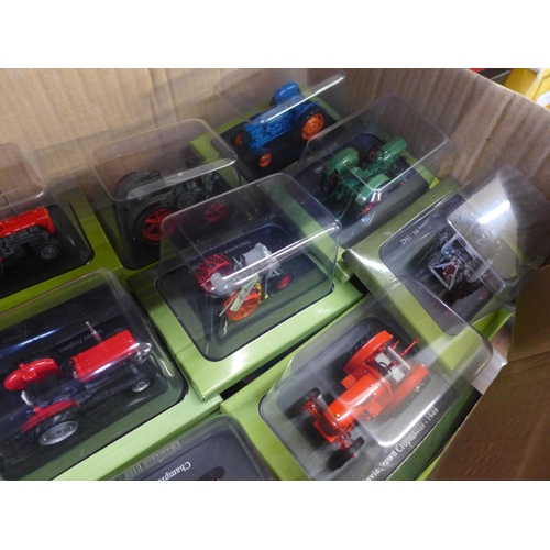 668 - Thirty Hachette Tractors model vehicles