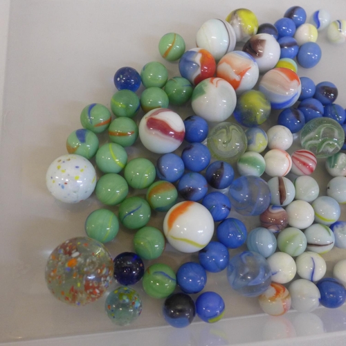 695A - A collection of early 20th century and later marbles