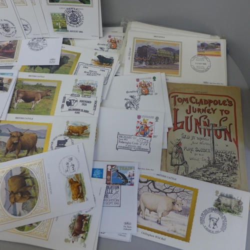 698 - First day covers, PHQ cards and mint stamp packs