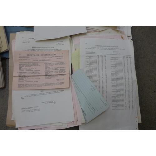 710 - A collection of old Police documents, working practices etc.