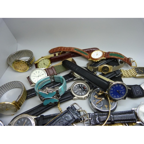 838 - Wristwatches and pocket watches, Rotary, Constant, Ingersoll, Seiko, etc.