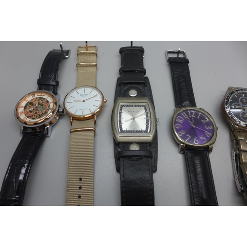 846 - Seven wristwatches