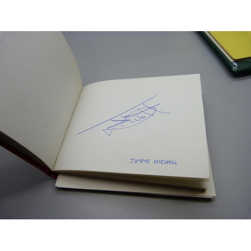 847 - Five autograph books, includes Nottinghamshire and other cricketers and Nottingham Forest and other ... 