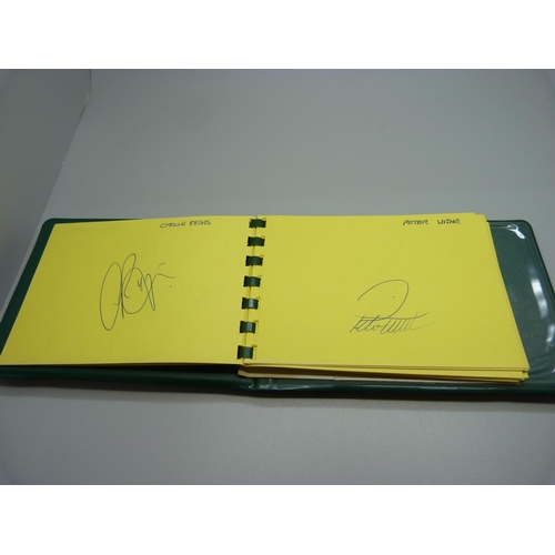 847 - Five autograph books, includes Nottinghamshire and other cricketers and Nottingham Forest and other ... 