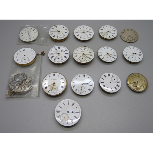 851 - Pocket watch movements