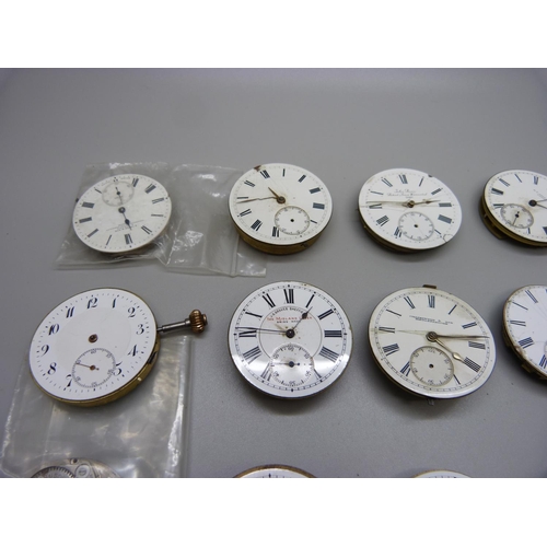 851 - Pocket watch movements