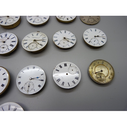 851 - Pocket watch movements