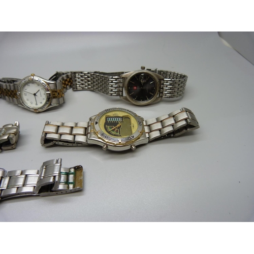 855 - A collection of wristwatches