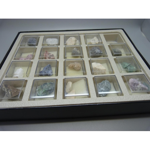 856 - Two boxed sets of gemstone samples