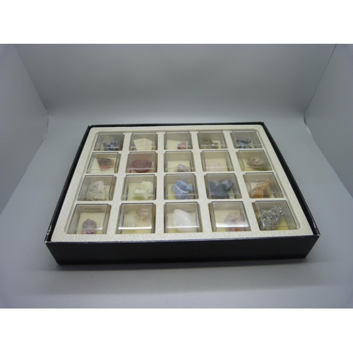 856 - Two boxed sets of gemstone samples