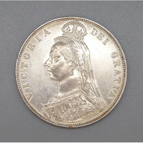 893 - A Victorian 1890 half crown