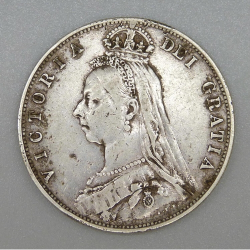 916 - A Victorian 1891 half crown