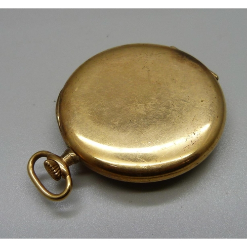 966 - A gold filled Grosvenor dress pocket watch