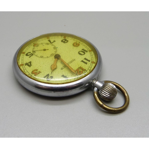 967 - A Jaeger LeCoultre military issue pocket watch