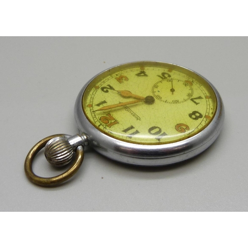 967 - A Jaeger LeCoultre military issue pocket watch