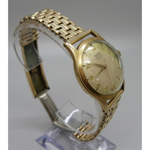 989 - A 9ct gold Rotary wristwatch