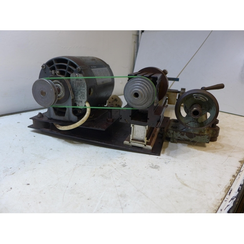 2007 - Watchmaker's 40cm lathe and motor