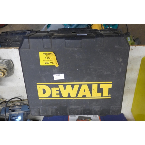 2018 - DeWalt drop saw with track