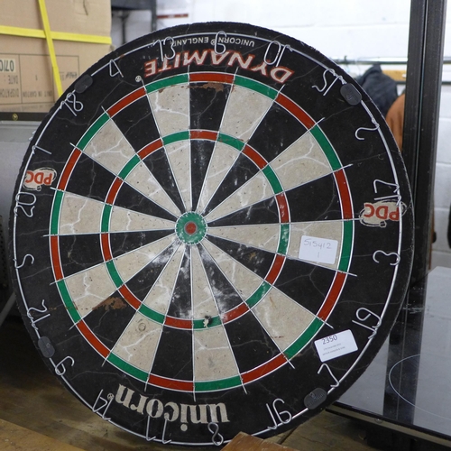 2350 - Unicorn Dynamite dartboard