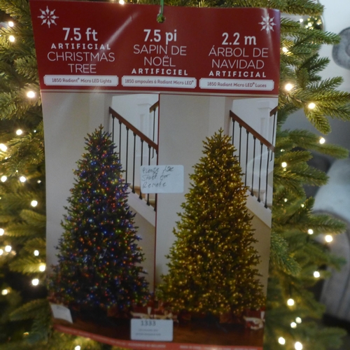 1333 - Led Christmas Tree 7.5Ft , Original RRP - £474.99 + VAT (4157-13) *This lot is subject to VAT