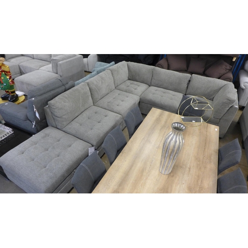 1419 - Tisdale 6 Piece Fabric Sofa Large modular Sectional, Original RRP - £1916.66 + VAT (4157-19) *This l... 